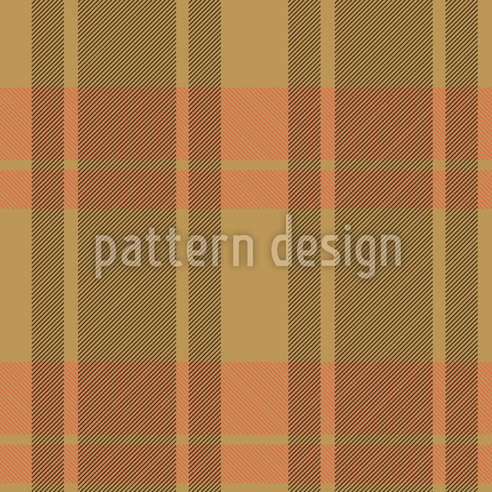 patterned-wallpaper-tartan-brown