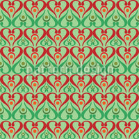 patterned-wallpaper-hearts-on-green