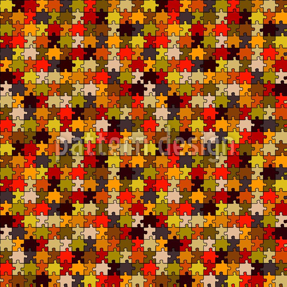 patterned-wallpaper-retro-puzzle