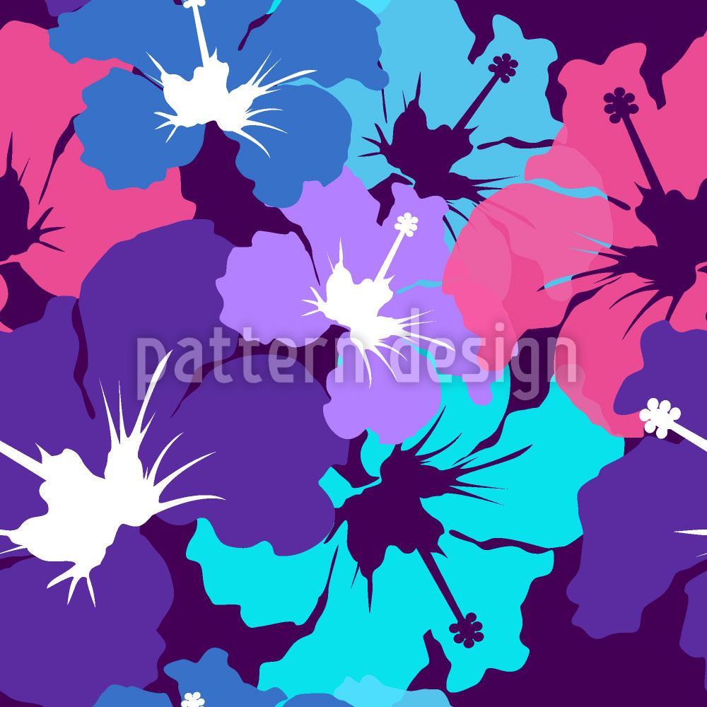 patterned-wallpaper-hibiscus-explosion