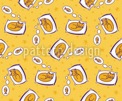 patterned-wallpaper-when-cats-dream