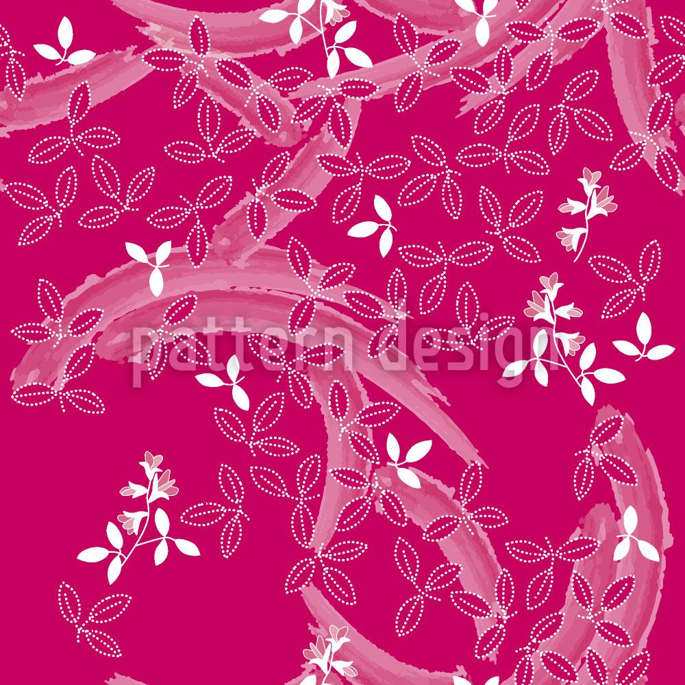 patterned-wallpaper-bush-clover-asia-pink