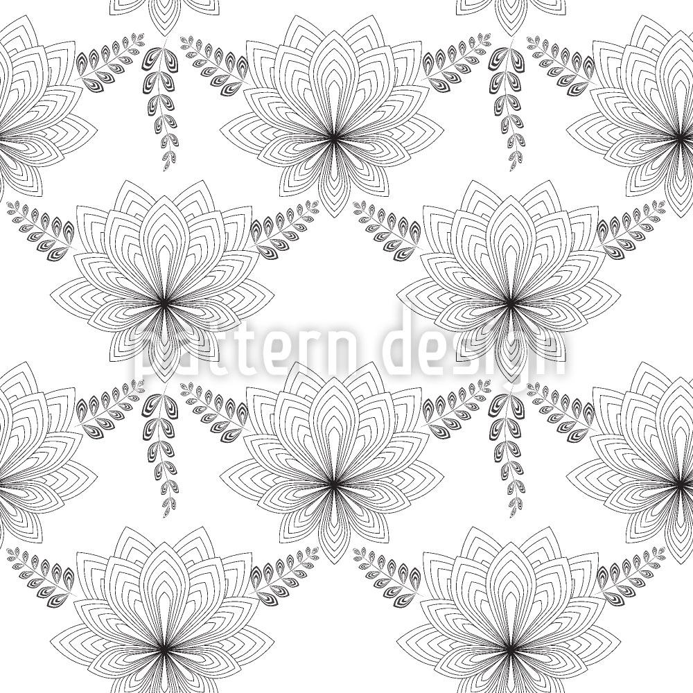 patterned-wallpaper-art-deco-flower