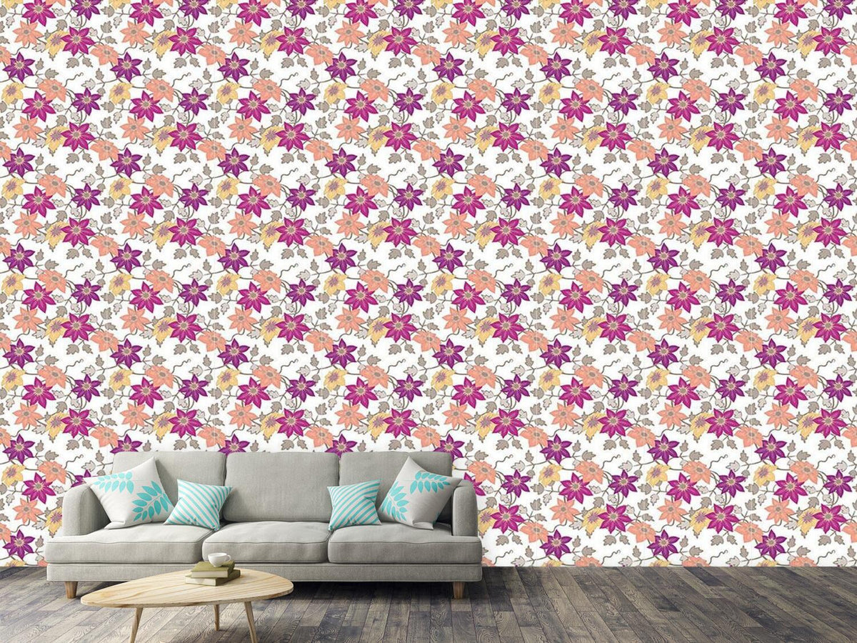 patterned-wallpaper-clematis-dreamgarden-in-white