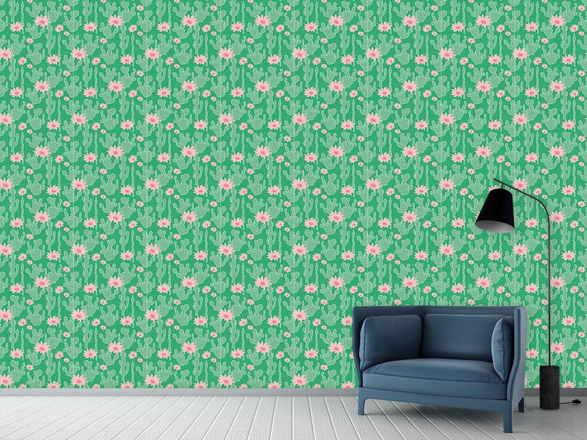 patterned-wallpaper-cactus-in-bloom