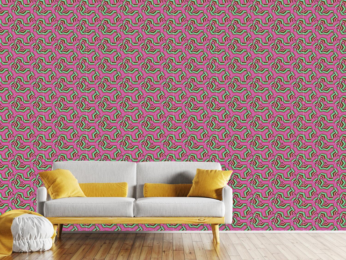 patterned-wallpaper-pop-art-triangles