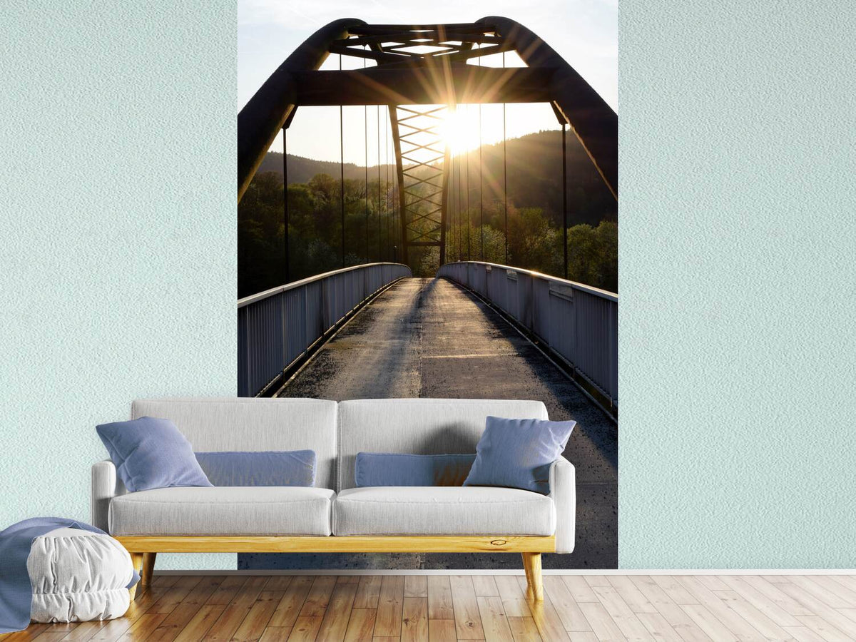 photo-wallpaper-bridge-at-sunrise