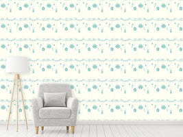 patterned-wallpaper-romantic-garden-party