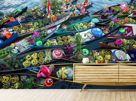 photo-wallpaper-banjarmasin-floating-market