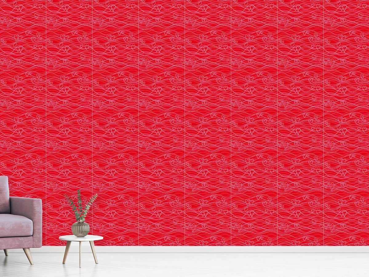 patterned-wallpaper-wavelenght-red