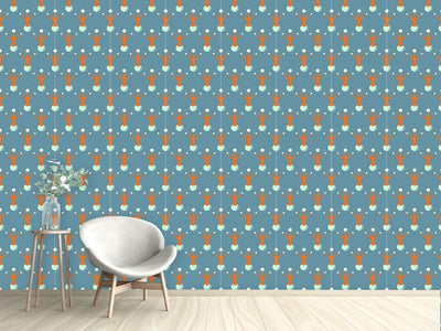 patterned-wallpaper-snowman-surrealism