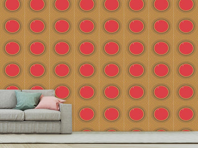 patterned-wallpaper-round-shapes