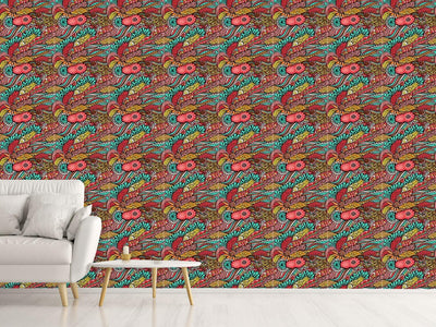 patterned-wallpaper-magic-dragon-fantasies