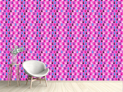 patterned-wallpaper-the-visit-of-the-little-kittens