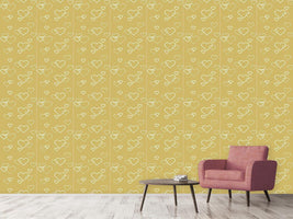 patterned-wallpaper-heart-of-gold