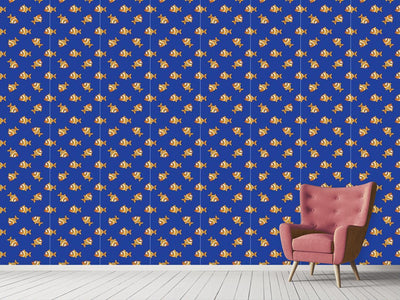 patterned-wallpaper-clown-fish-at-night