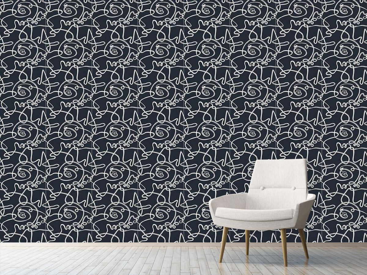 patterned-wallpaper-action-painting-blues