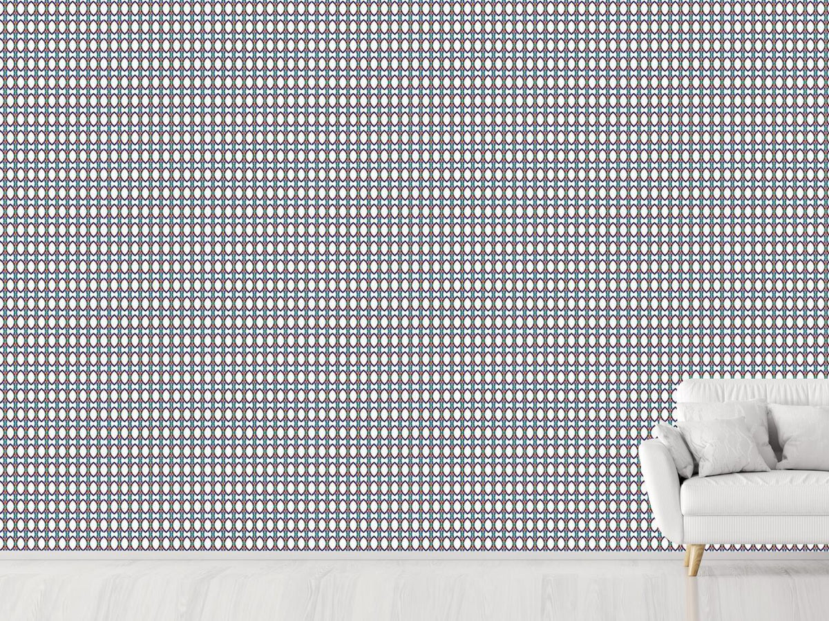 patterned-wallpaper-mosaic-chain