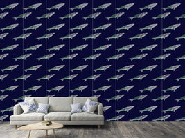 patterned-wallpaper-sharks