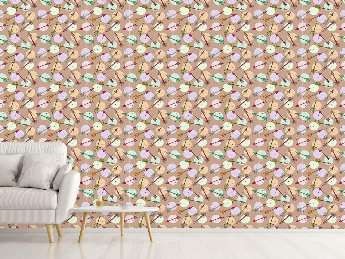 patterned-wallpaper-cupids-arrows-on-dots