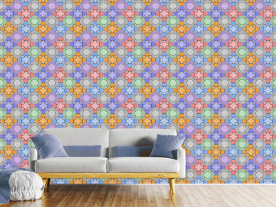 patterned-wallpaper-mosaic-floral