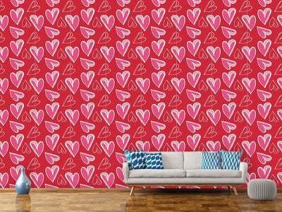 patterned-wallpaper-heart-for-heart