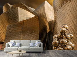 photo-wallpaper-geometry-in-gold-and-steel