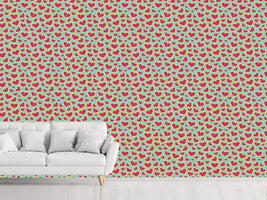 patterned-wallpaper-i-am-so-wild-about-your-strawberry-heart