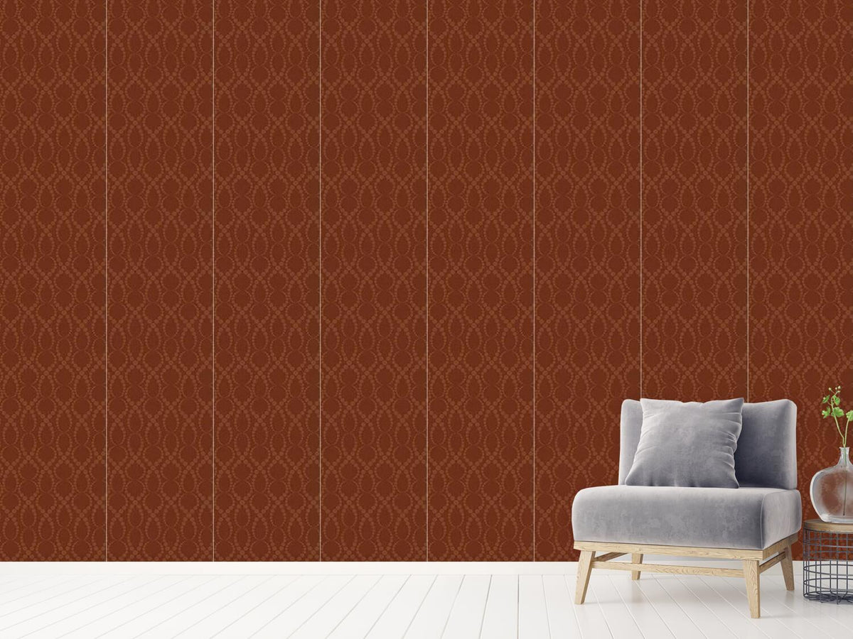 patterned-wallpaper-brown-pearls