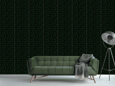 patterned-wallpaper-shamrock-silhouettes