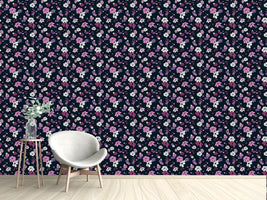 patterned-wallpaper-pink-flower-rain