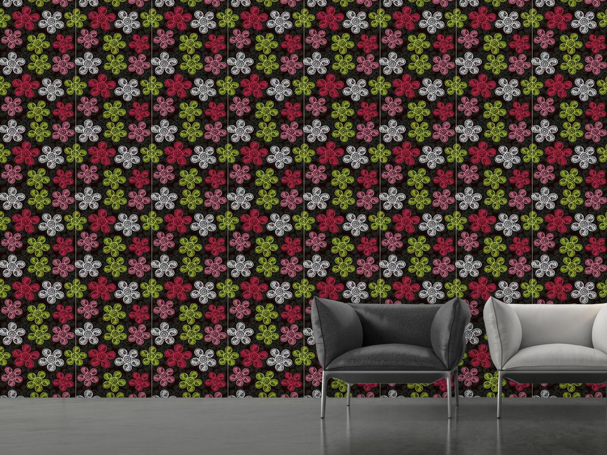 patterned-wallpaper-flower-art