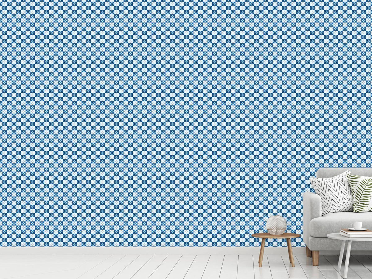 patterned-wallpaper-cross-squares