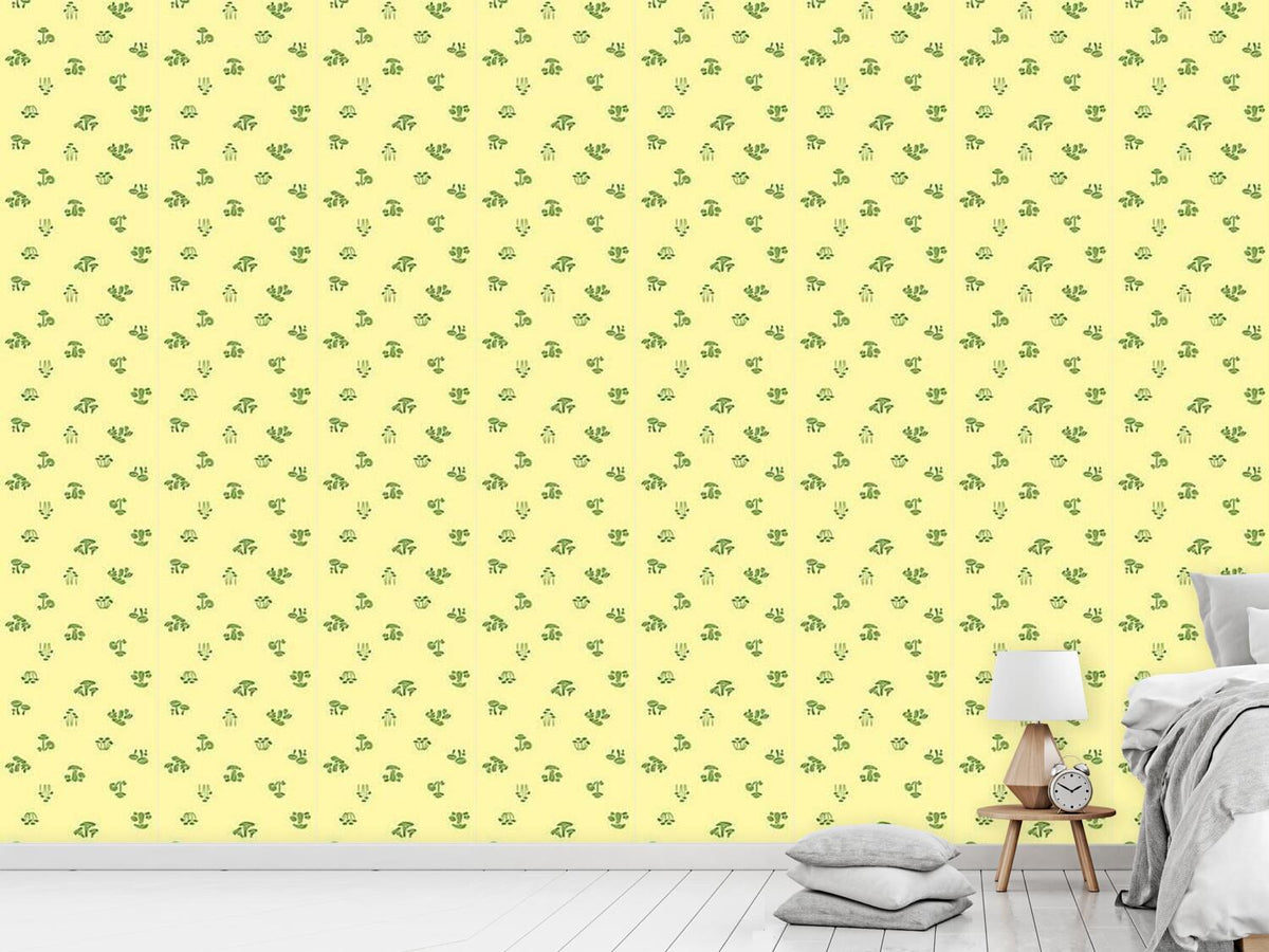 patterned-wallpaper-mushroom-quest