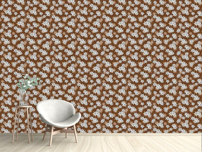 patterned-wallpaper-edelweiss-brown