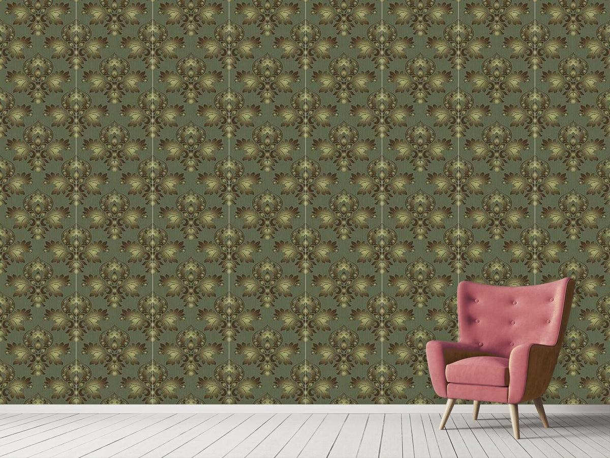 patterned-wallpaper-modern-brocade-design