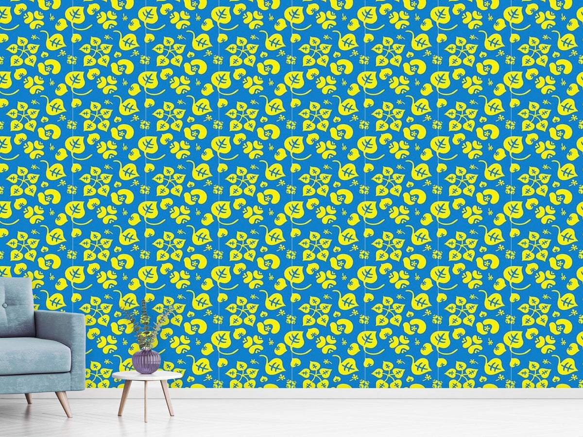 patterned-wallpaper-tropical-flower-fantasy