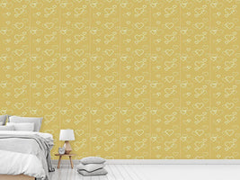 patterned-wallpaper-heart-of-gold