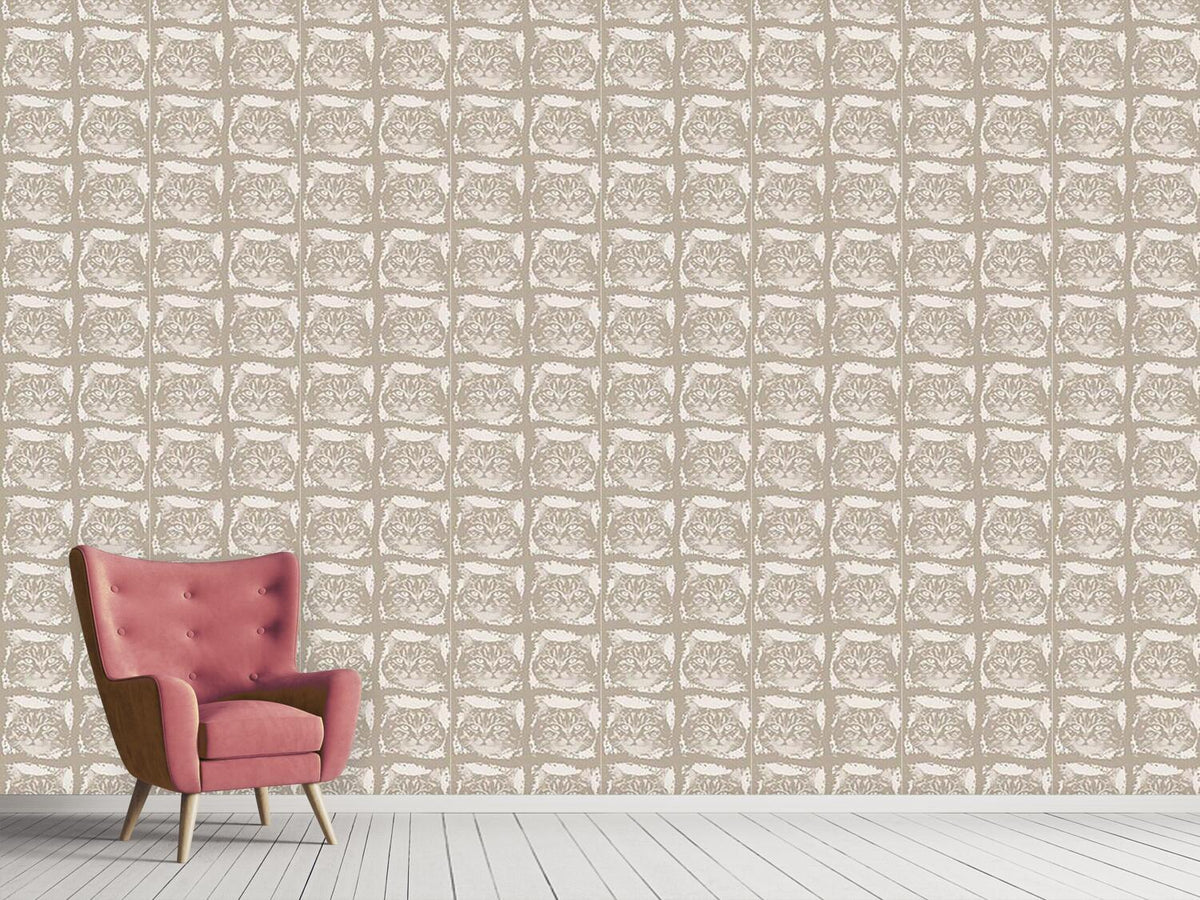 patterned-wallpaper-kitty-minka-brown