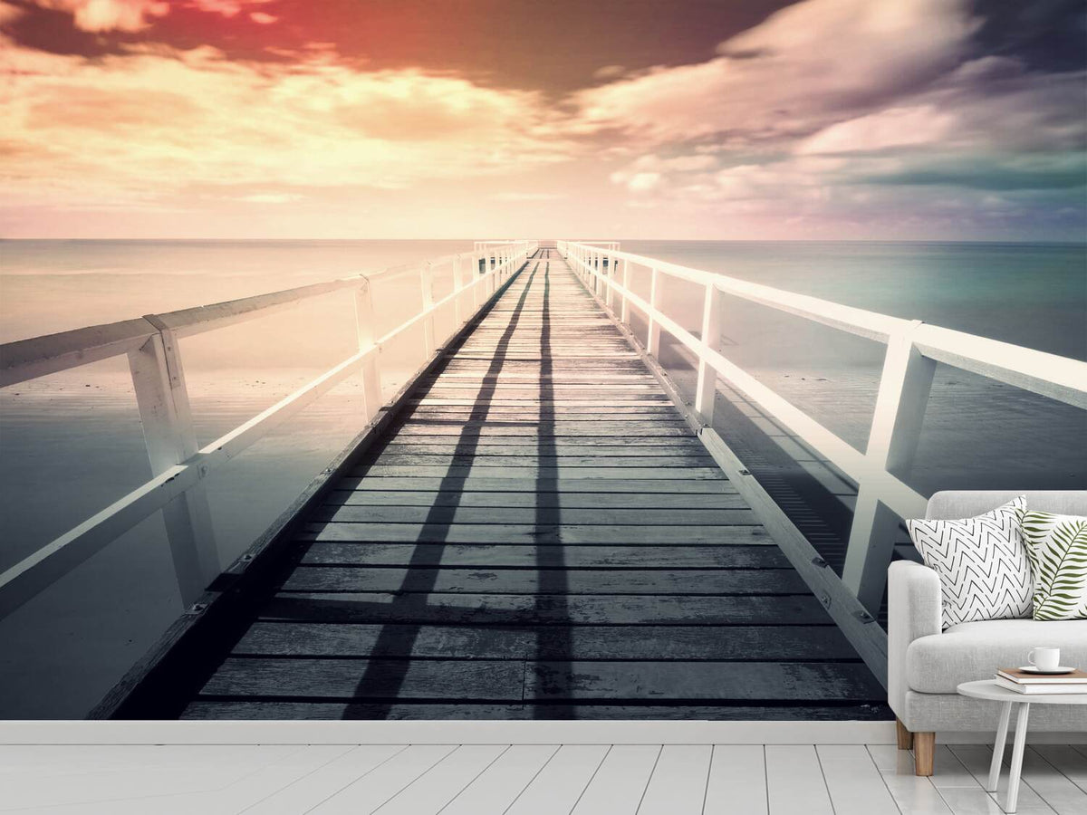 photo-wallpaper-romantic-wooden-walkway