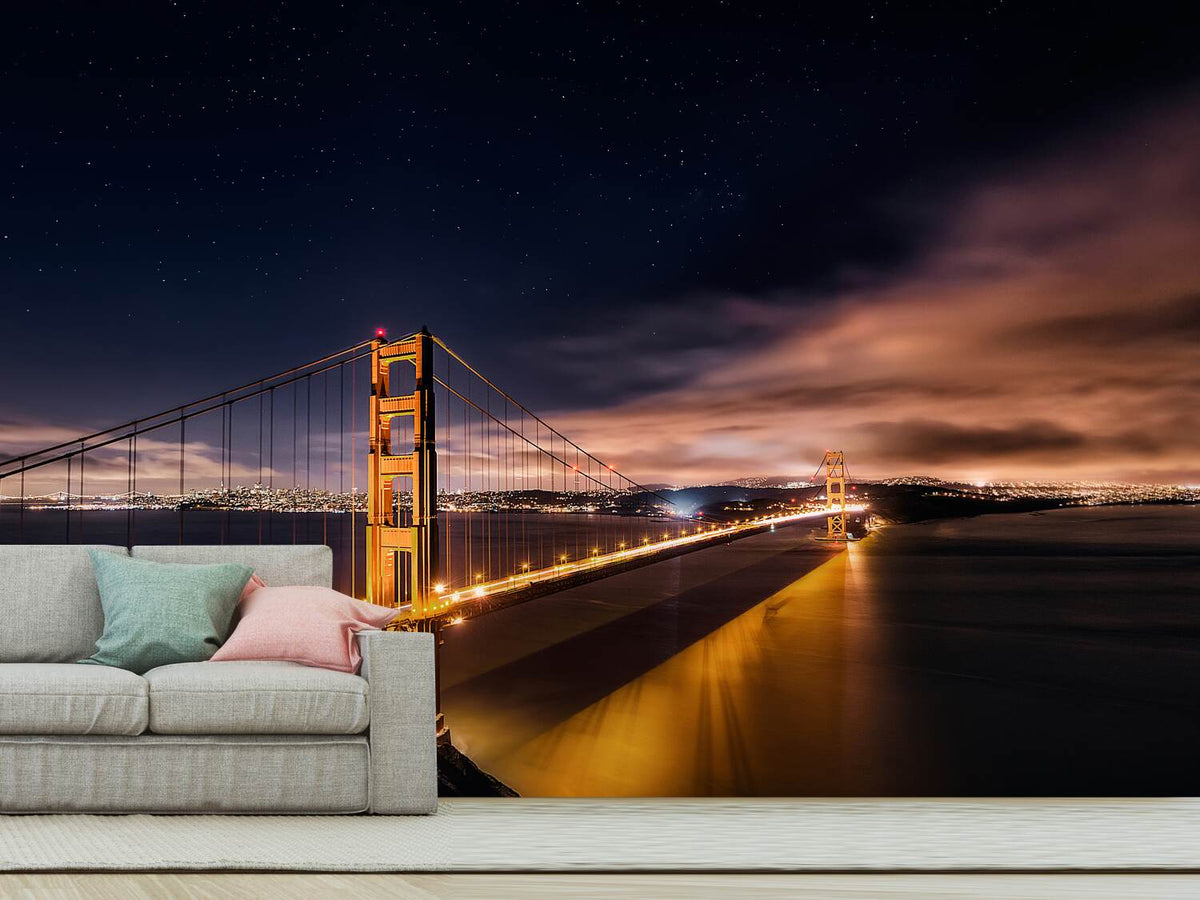 photo-wallpaper-golden-gate-to-stars