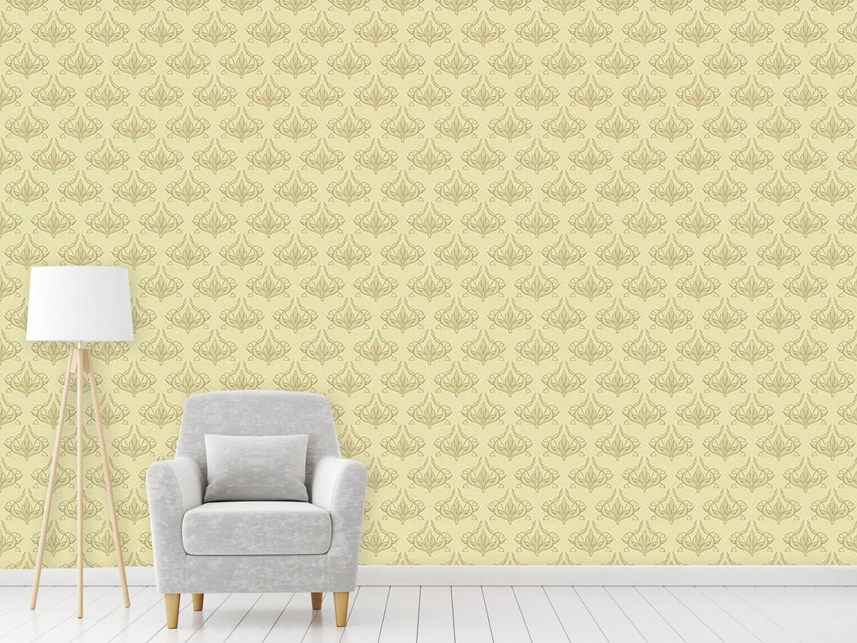 patterned-wallpaper-lily-beige