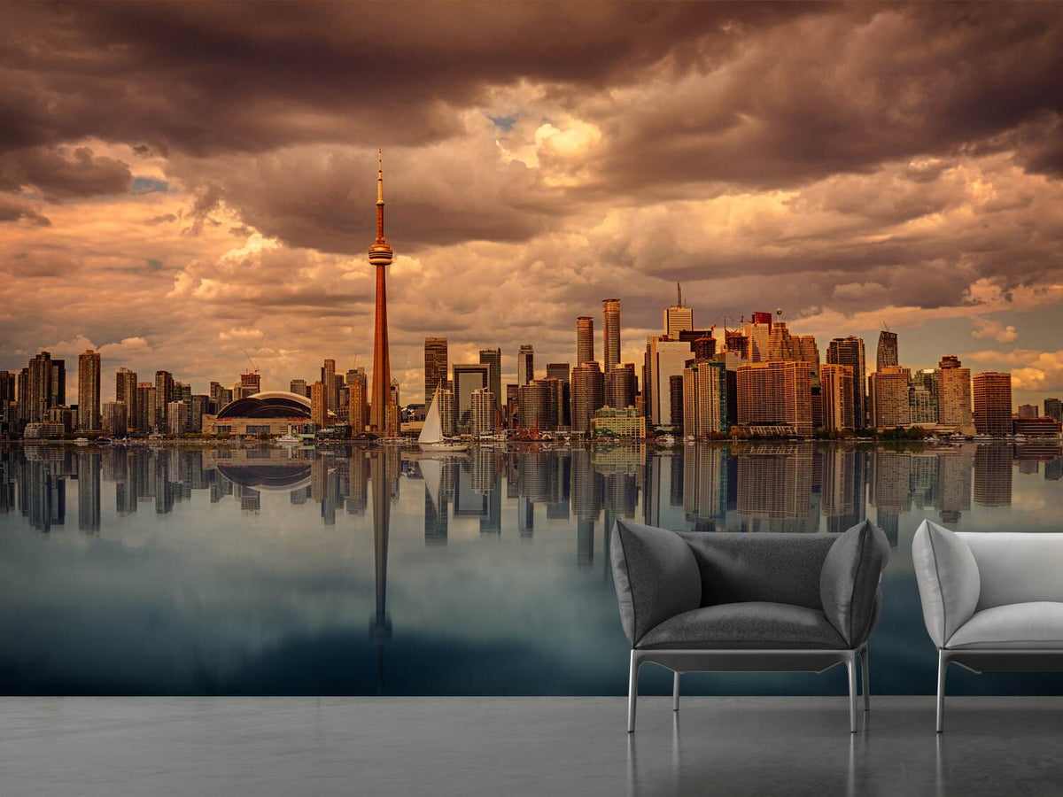 photo-wallpaper-toronto-at-dusk