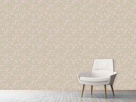 patterned-wallpaper-cherry-blossoms-on-sand