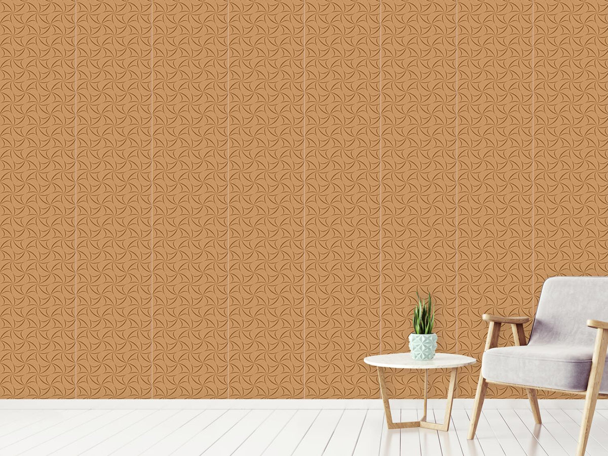 patterned-wallpaper-caramel-crosses