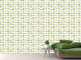 patterned-wallpaper-suns-and-clouds