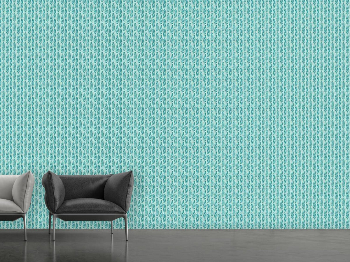 patterned-wallpaper-doodle-feathers