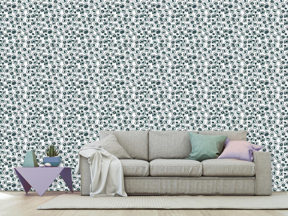 patterned-wallpaper-curvy-shapes