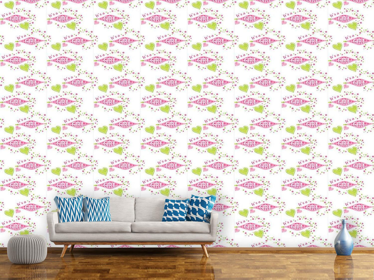 patterned-wallpaper-it-is-a-girl