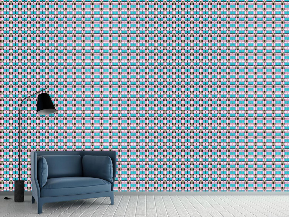 patterned-wallpaper-tartan-in-miami